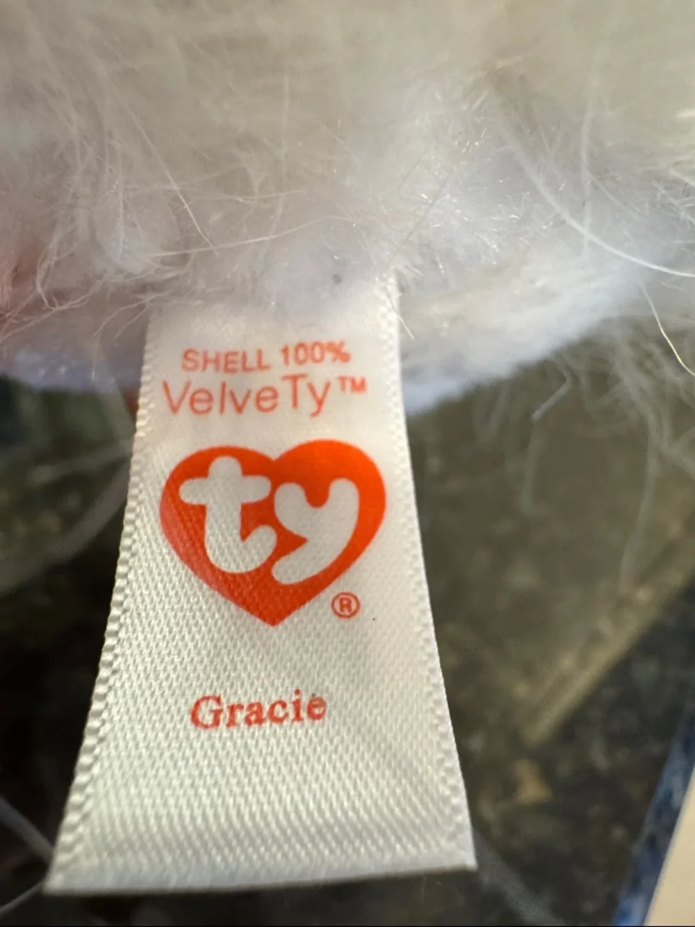 Ty Beanie Babies Gracie Swan White Ugly Duckling 8” Plush Toy New with Tag - Picture 9 of 10